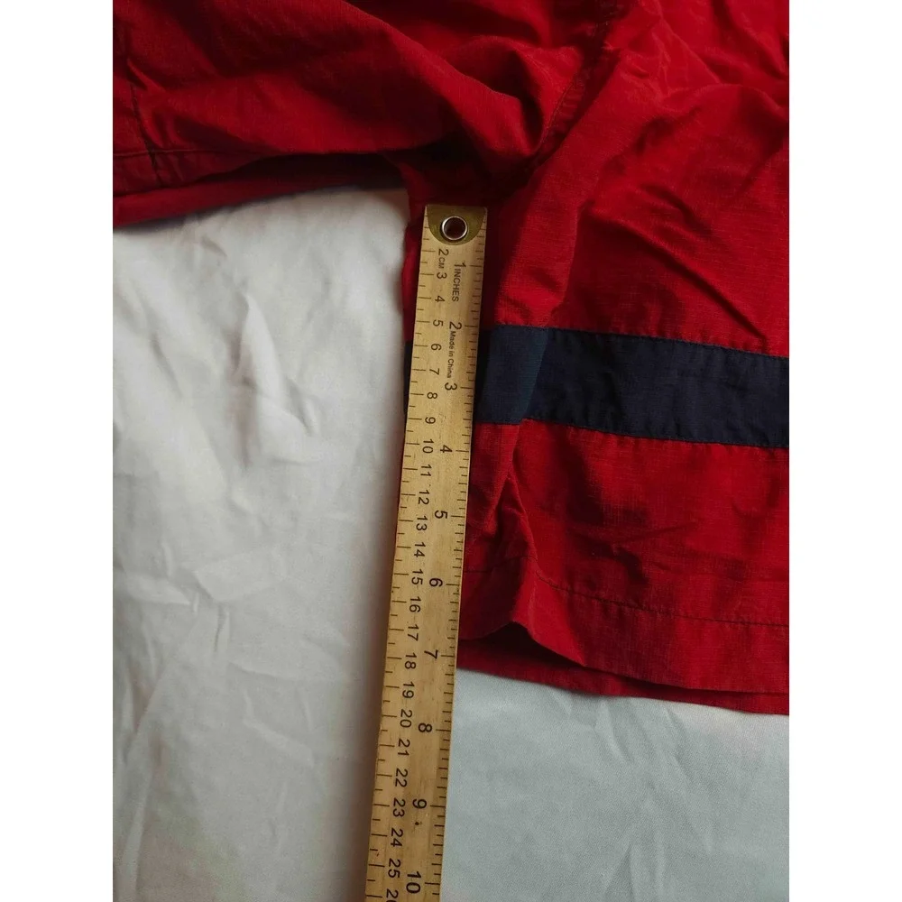 Vintage 90s Chaps Ralph Lauren Cargo Swim Trunks Mens Size XL Red Woven Lined
